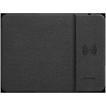 CANYON MP-W5, Mouse Mat with wireless charger, Inp
