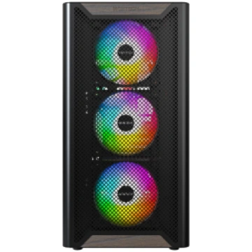 Wooden PC Case Montech XR, Midi-Tower, ATX, ARGB G