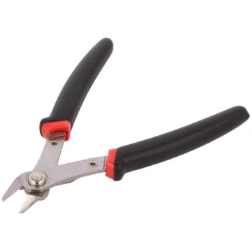 Pliers; side,cutting; handles with plastic grips,r