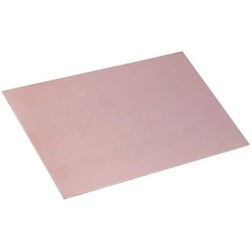 Laminate; aluminium; 1mm; L: 160mm; W: 100mm; Coat