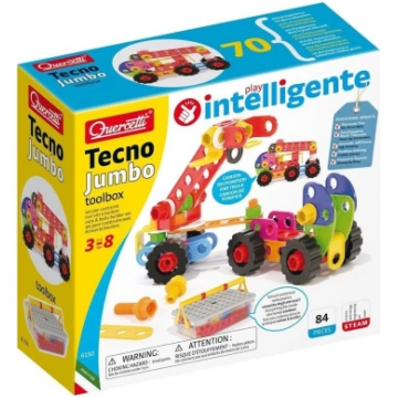 Quercetti Tecno Jumbo toolbox 84el 040-6150 ( 8007