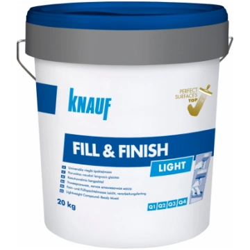Knauf Fill & Finish Light gatavā vieglā špaktele (