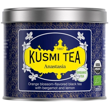 Melnā tēja Anastasia skārdene 100 g Kusmi