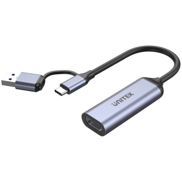Video grabber Unitek USB-C/A, 4K HDMI 1.4b V1167A