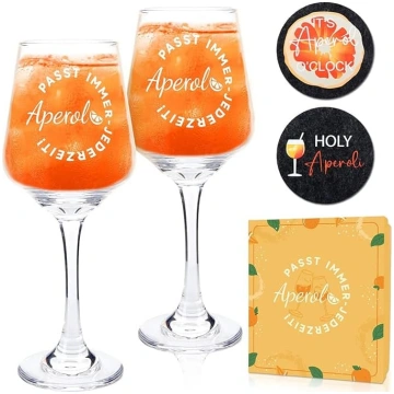 Aitsite Aperol glāžu komplekts (2 gab.), skaista A