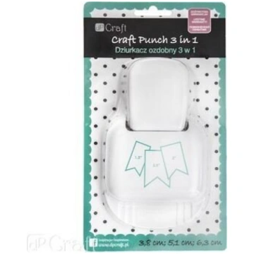 Dpcraft 3w1 dekoratīvs perforators ar karoga motīv