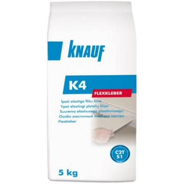 Flīžu Līme Knauf K4 īpaši elastīga Flexkleber 5kg