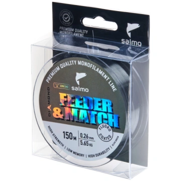 Aukla monofīlā Salmo Diamond FEEDER & MATCH FLUORO