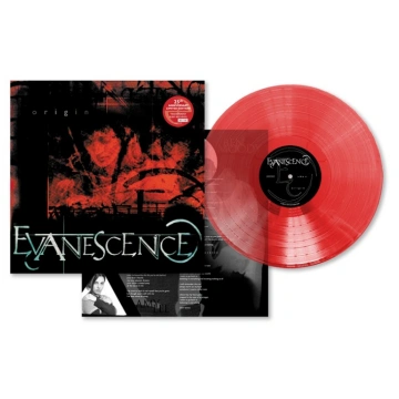 Evanescence ORIGIN LP Transparent Ruby Red Vinyl R