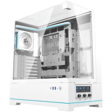Darkflash DY450 PRO computer case (white) + 1 fan