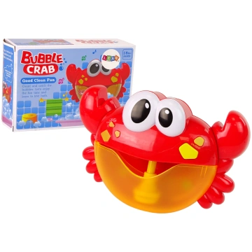 Bath Toy Soap Bubble Generator Red Crab Lean Toys