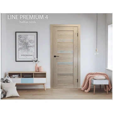 Iekšdurvis LINE PREMIUM 4 HALIFAX OZOLS
