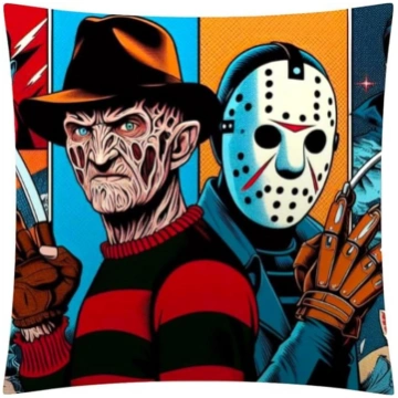 Freddy Krueger & Jason Voorhees Spooky Horror Movi