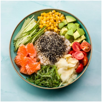 Poke Bowl ar lasi