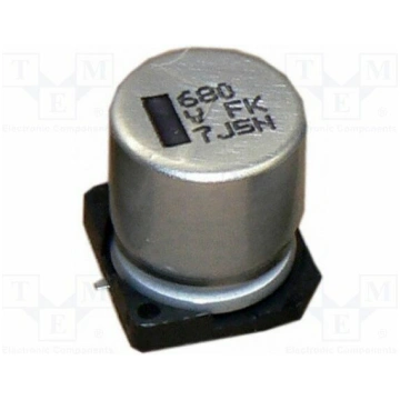 Capacitor: electrolytic; low ESR; SMD; 10uF; 35VDC