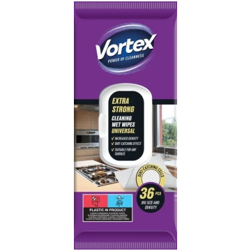Vortex Extra Strong mitrās salvetes