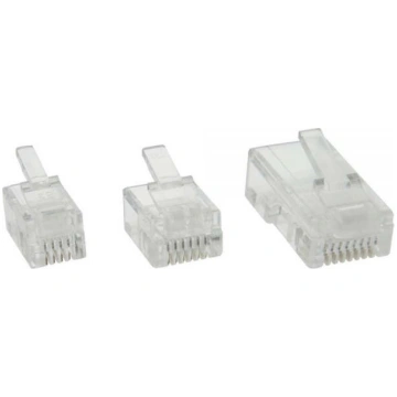 InLine Modular 4P4C plug RJ10 for crimping tool ri