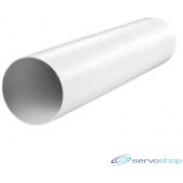 Apaļais kanāls plastmasas, Ø100mm, 1m
