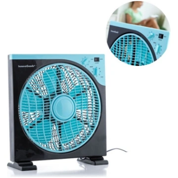 Grīdas ventilators Ø 30 cm 50W melns-zils StoreXO