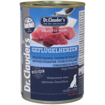 Dr.Clauder"s Selected Meat Poultry Hearts 6 x 400g