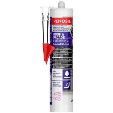 Elastīgs hermētiķis Penosil Roof & Facade, 0.29 l,