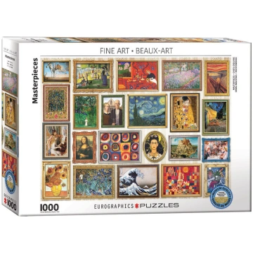 Puzle Eurographics, 6000-5766, Masterpieces, 1000 