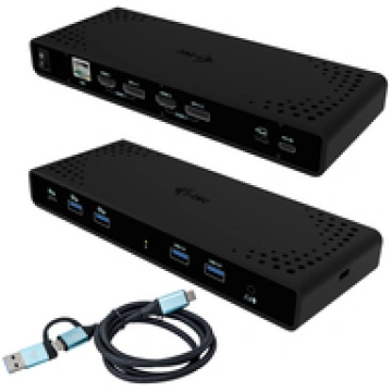 Universal Docking Station Dual 4K Display Power De