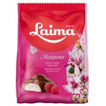 Zefīrs šokolādē aveņu Maigums 175g, Laima