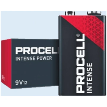 6F22/9V baterija 9V Duracell Procell INTENSE POWER