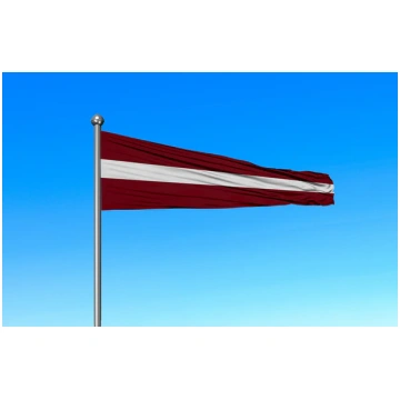 Latvijas karoga vimpelis 50 x 170 cm Karogu Veikal