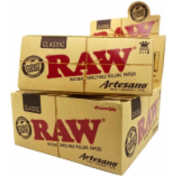 Raw Classic Artesano Rolling Papīri ar filtriem 32