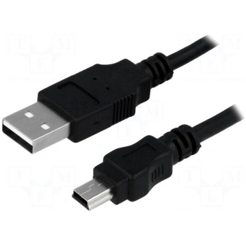 Cable | USB 2.0 | USB A plug,USB B mini plug | nic