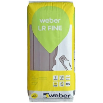 Īpaši smalka nobeiguma špaktele Weber LR Fine 20 k