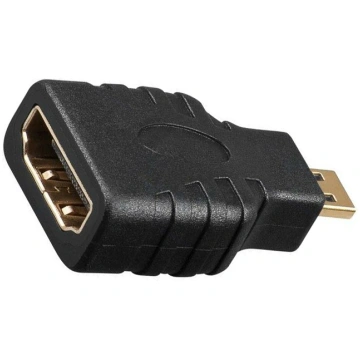Adapter; HDMI socket,micro HDMI plug; black | HDMI