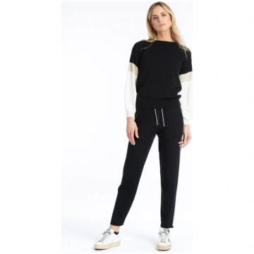 Volpato Pantalone in Maglia con Banda Laterale in 