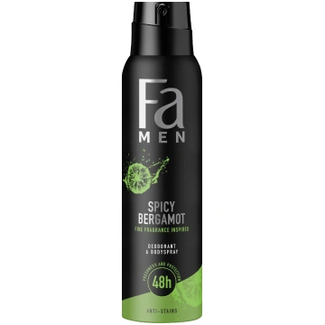 Schwarzkopf H FA MEN DEO SPRAY SPICE BERGAMOT 150m
