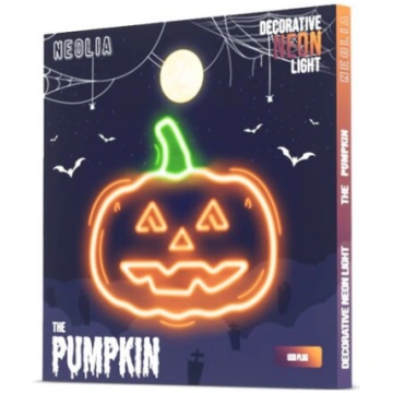 Neona PLEXI LED PUMPKINS AR STEMULI oranžzaļš NNE1