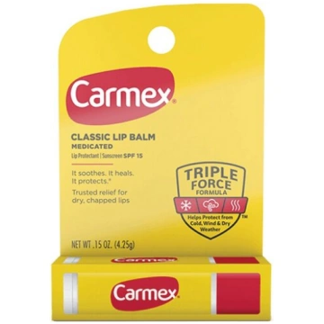 Carmex Classic Medikamentozais lūpu balzams SPF 15