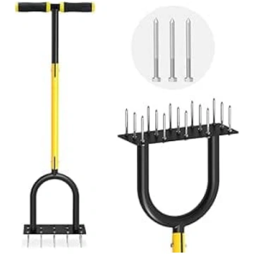 Zāles aerators ar smaili - zāles aerators ar rezer