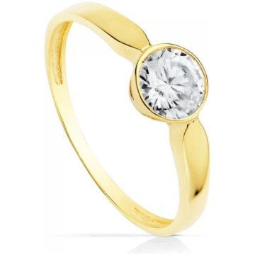 Solitaire Casandra 18 Carats Or jaune Alda Joyeros
