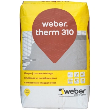 Weber Therm 310 Cementa java ar šķiedrām / Līmēšan
