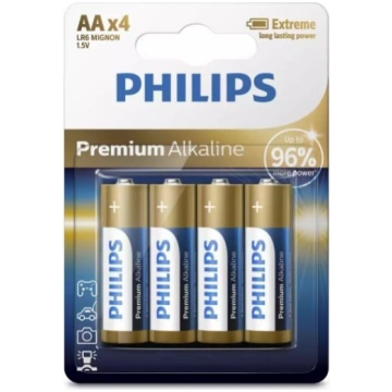 1x4 Philips Premium Alkaline AA AA Batterie ( Phil