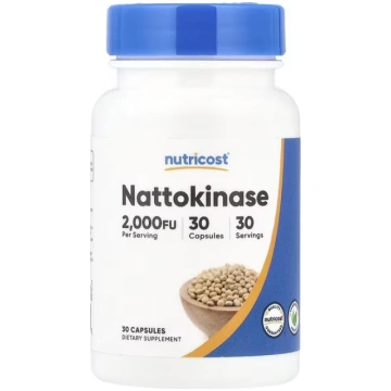 Nutricost, Nattokinase, 2,000 FU, 30 Capsules
