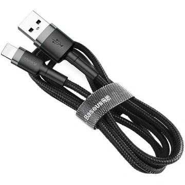 Cable Lightning USB Baseus Cafule 1.5A 2m (gray an