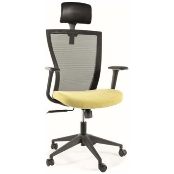 Darba krēsls Q-328H, melna krās./zaļa krās