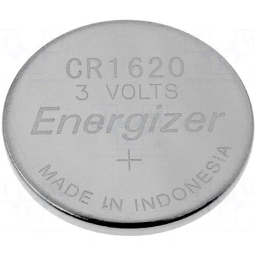 Battery: lithium | 3V | CR1620,coin | Batt.no: 1 |