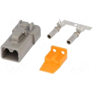 Connector: wire-wire | DTP | plug | female | Size: