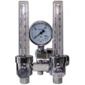 Reduktors Ar/CO2 W21,8x1/14" ar 2 rotametriem Unkn