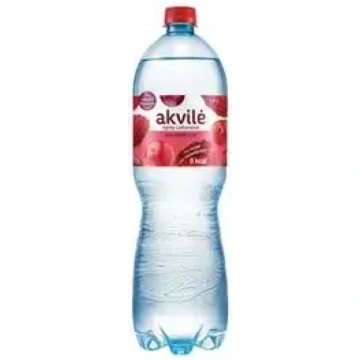 Dzeramais ūdens AKVILE ar sarkano ogu aromātu, vie