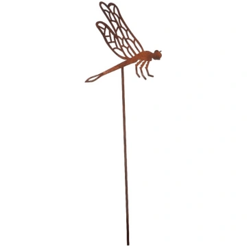 DECORATION DAGONFLY RUST 10.2X0.4X38CM TT245 (8714